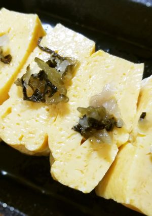 簡単！高菜の卵焼き-レシピのメイン写真