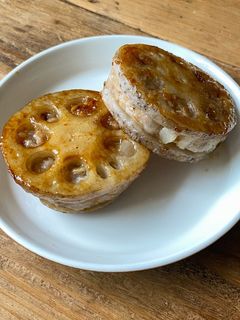 オートミール入りれんこんの挟み焼き-レシピのメイン写真