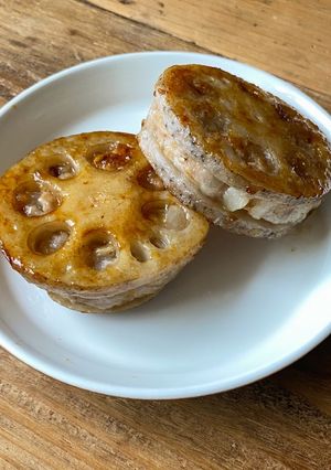 オートミール入りれんこんの挟み焼き-レシピのメイン写真