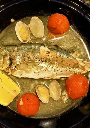 鯵のアクアパッツァ風-レシピのメイン写真