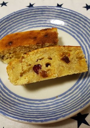 完熟バナナとドライフルーツのケーキ-レシピのメイン写真