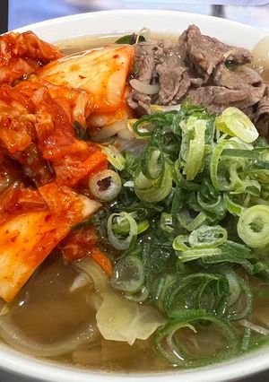 韓国風牛肉キムチうどん-レシピのメイン写真