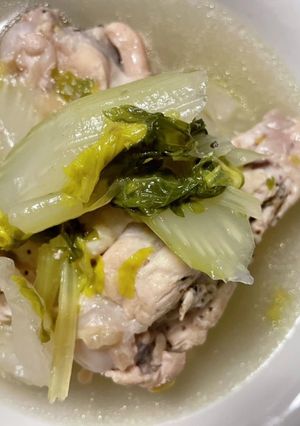 セロリと手羽元の塩スープ-レシピのメイン写真