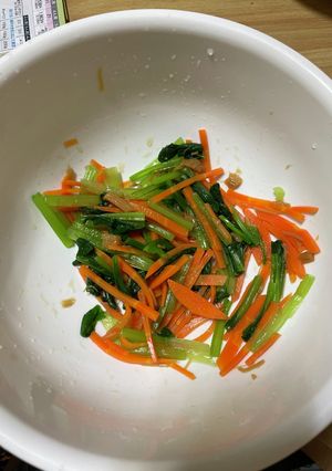 青菜のなめ茸あえ-レシピのメイン写真