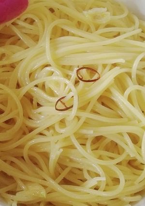 フライパンを使わない簡単ペペロンチーノ!-レシピのメイン写真