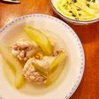 手羽元とセロリのスープ