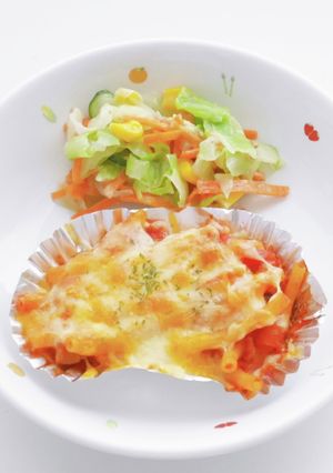 保育園給食ミートグラタンレシピ-レシピのメイン写真