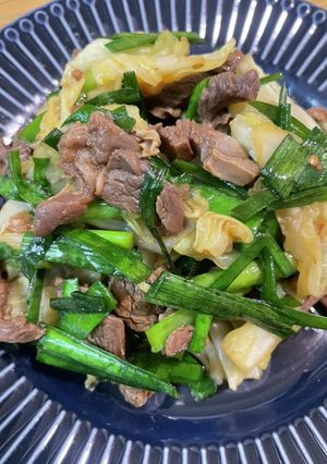 牛肉キャベツ炒め-レシピのメイン写真