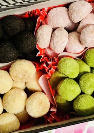 かぼすで幸せ♡『かぼす米粉スノーボール』-レシピのメイン写真