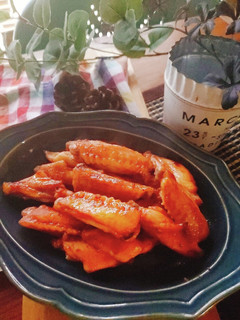 簡単!鶏手羽中のBBQ焼き-レシピのメイン写真