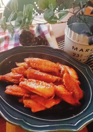 簡単!鶏手羽中のBBQ焼き-レシピのメイン写真