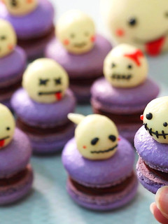 【ハロウィン】かわいい!おばけマカロン-レシピのメイン写真