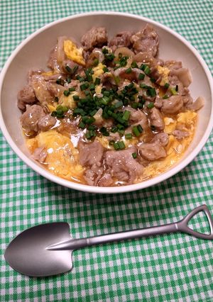 簡単☆お手軽豚玉あんかけ丼♩-レシピのメイン写真