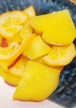 レンジで簡単!さつまいものレモン煮☆-レシピのメイン写真