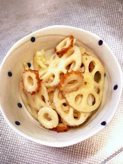 シャキシャキれんこんとちくわの和風サラダ-レシピのメイン写真