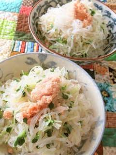 明太白滝にかいわれプラス-レシピのメイン写真
