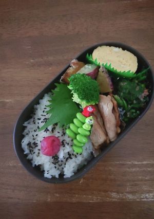 JK☆豚ロース肉の照焼き和風弁当♪-レシピのメイン写真