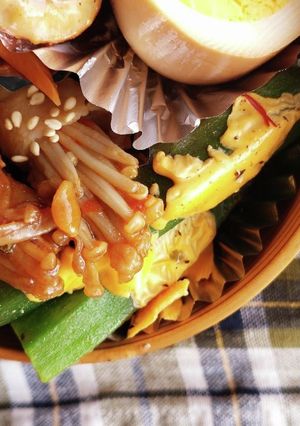 お弁当★オクラとろ〜り濃厚チーズ★レンジ-レシピのメイン写真