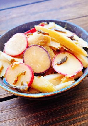 セロリとラディッシュのマヨポン塩昆布-レシピのメイン写真