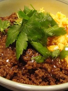 肉そぼろの二色丼-レシピのメイン写真