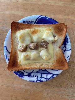 バナナチーズトースト-レシピのメイン写真
