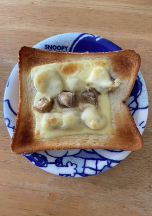 バナナチーズトースト-レシピのメイン写真