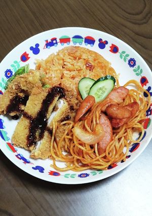 我が家のオリジナルトルコライス-レシピのメイン写真
