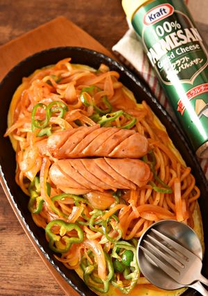鉄板ナポリタン焼きそば-レシピのメイン写真