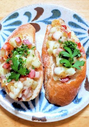 ベーコンとフライドポテトのチーズ焼き-レシピのメイン写真
