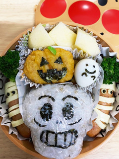 ホラーマン ハロウィン弁当-レシピのメイン写真