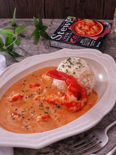 海老のクリーム煮 バターライス添え-レシピのメイン写真