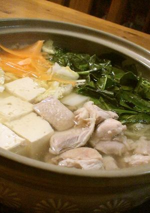 簡単*鶏もも肉の水炊き-レシピのメイン写真