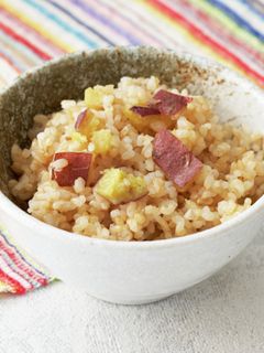 さつまいもと発芽玄米の炊き込みごはん-レシピのメイン写真