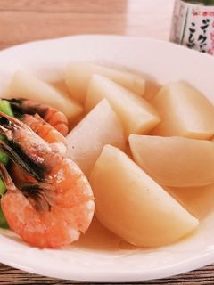 カブと海老の柚子胡椒風味-レシピのメイン写真