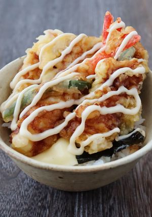 Wチーズのり天重-レシピのメイン写真