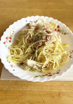 カルボナーラ-レシピのメイン写真