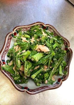 簡単！しゃっきり♪春菊とツナのサラダ-レシピのメイン写真