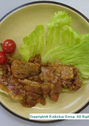 さっぱりしょうが焼き（透析食）-レシピのメイン写真
