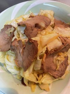 #簡単#ちぎりキャベツで作る#焼豚炒め-レシピのメイン写真