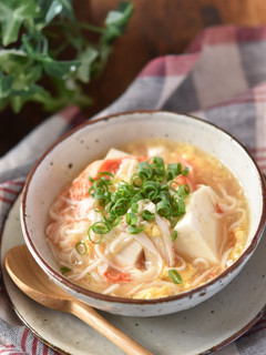 のど越しつるん!!かにたまあんかけ豆腐-レシピのメイン写真