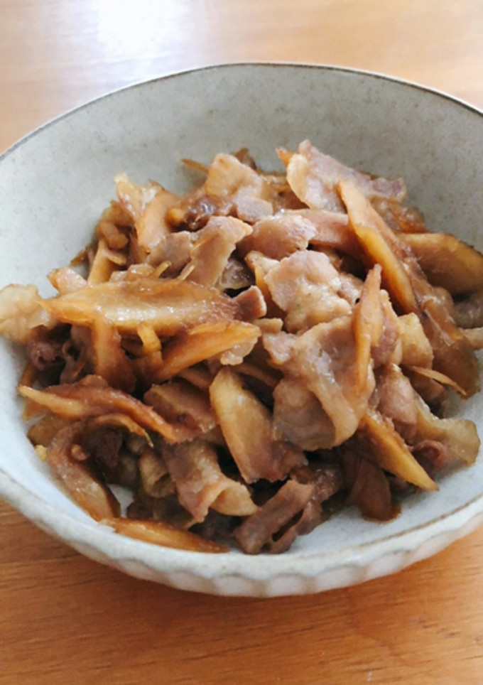 豚肉とごぼうの甘辛炒め-レシピのメイン写真