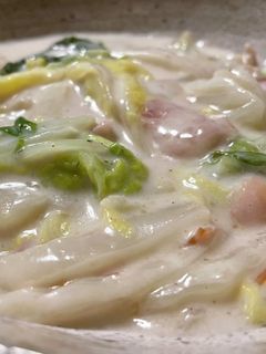 白菜とベーコンのクリーム煮-レシピのメイン写真