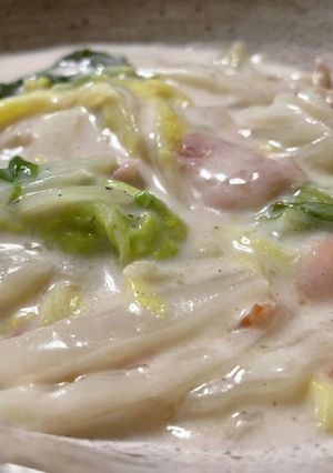 白菜とベーコンのクリーム煮-レシピのメイン写真