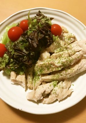 シンプル●鶏むね肉の蒸し焼きサラダ-レシピのメイン写真