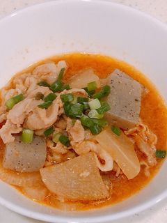 もつでなく豚バラで、もつ煮風豚バラ煮込み-レシピのメイン写真