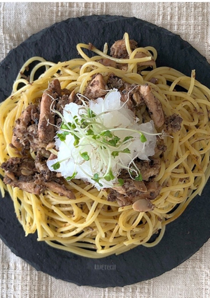 イワシ缶と大根おろしの和風パスタ-レシピのメイン写真