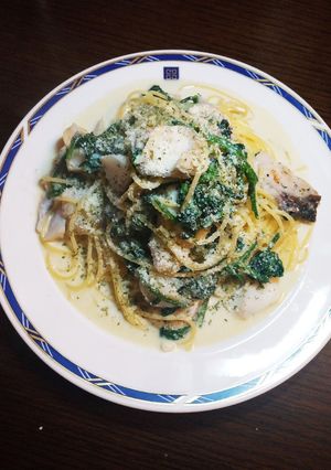 絶品☆タラとほうれん草のクリームパスタ-レシピのメイン写真