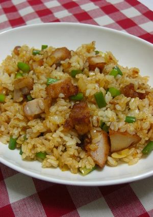 唐揚げdeちゃっかりチキンライス♫♬-レシピのメイン写真