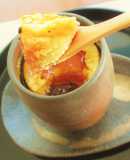 さつまいも焼きプリン黒ごまカラメルソース