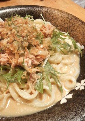 温サラダうどん-レシピのメイン写真